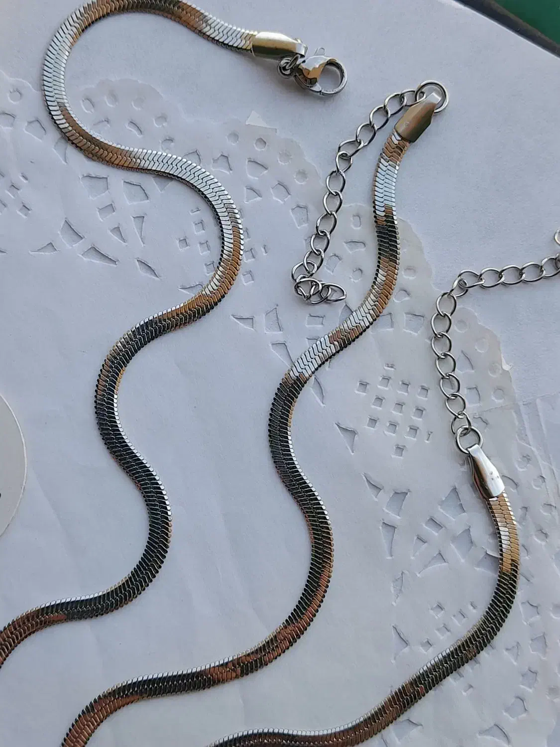 گردنبند دستبند ماری استیل رنگ ثابت|بدلیجات|اندیشه, اندیشه فاز ۳|دیوار