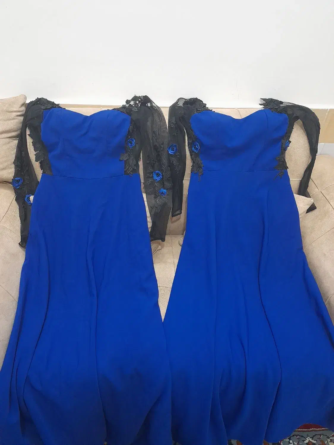 دو عدد لباس مجلسی ست|لباس|کاشمر, |دیوار