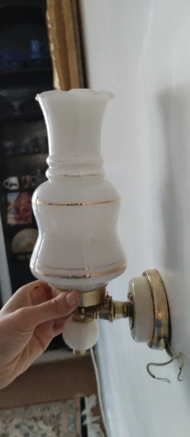 لوستر تک شعله دیوارکوب|لوستر و چراغ آویز|اصفهان, خانه اصفهان|دیوار