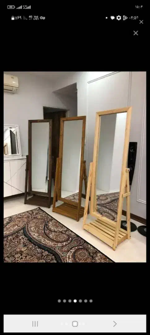 آیینه قدی|آینه|نورآباد, |دیوار