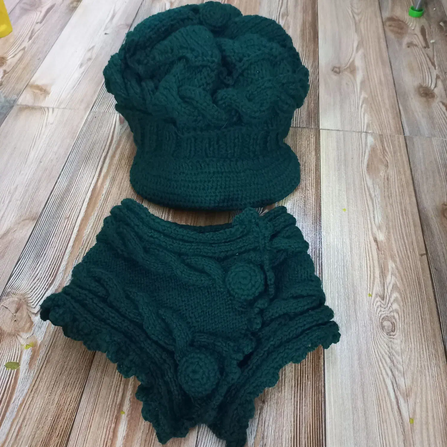 کلاه وشال گردن دست بافت|لباس|مشهد, ایثارگران|دیوار