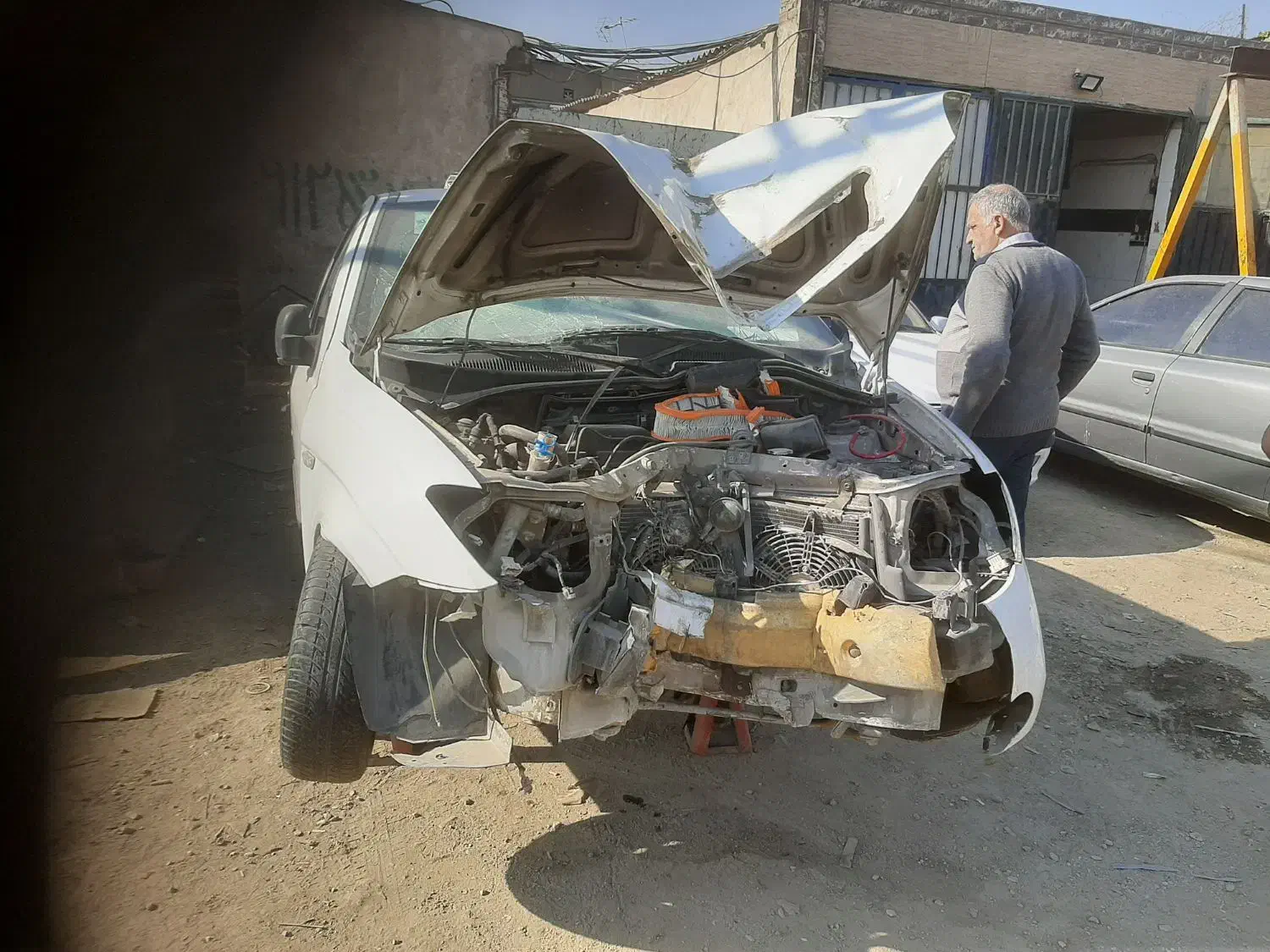 تیباسفیدتصادفی|خودرو سواری و وانت|چهاردانگه (تهران), |دیوار