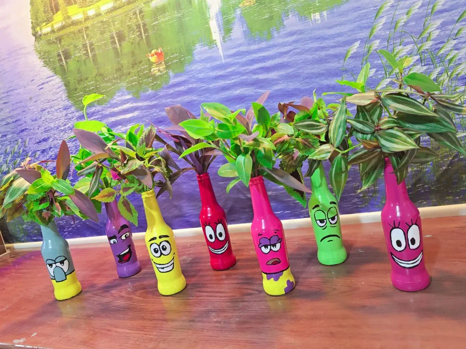 گلدان شیشه ای|صنایع دستی و سایر لوازم تزئینی|مرودشت, فرهنگ|دیوار