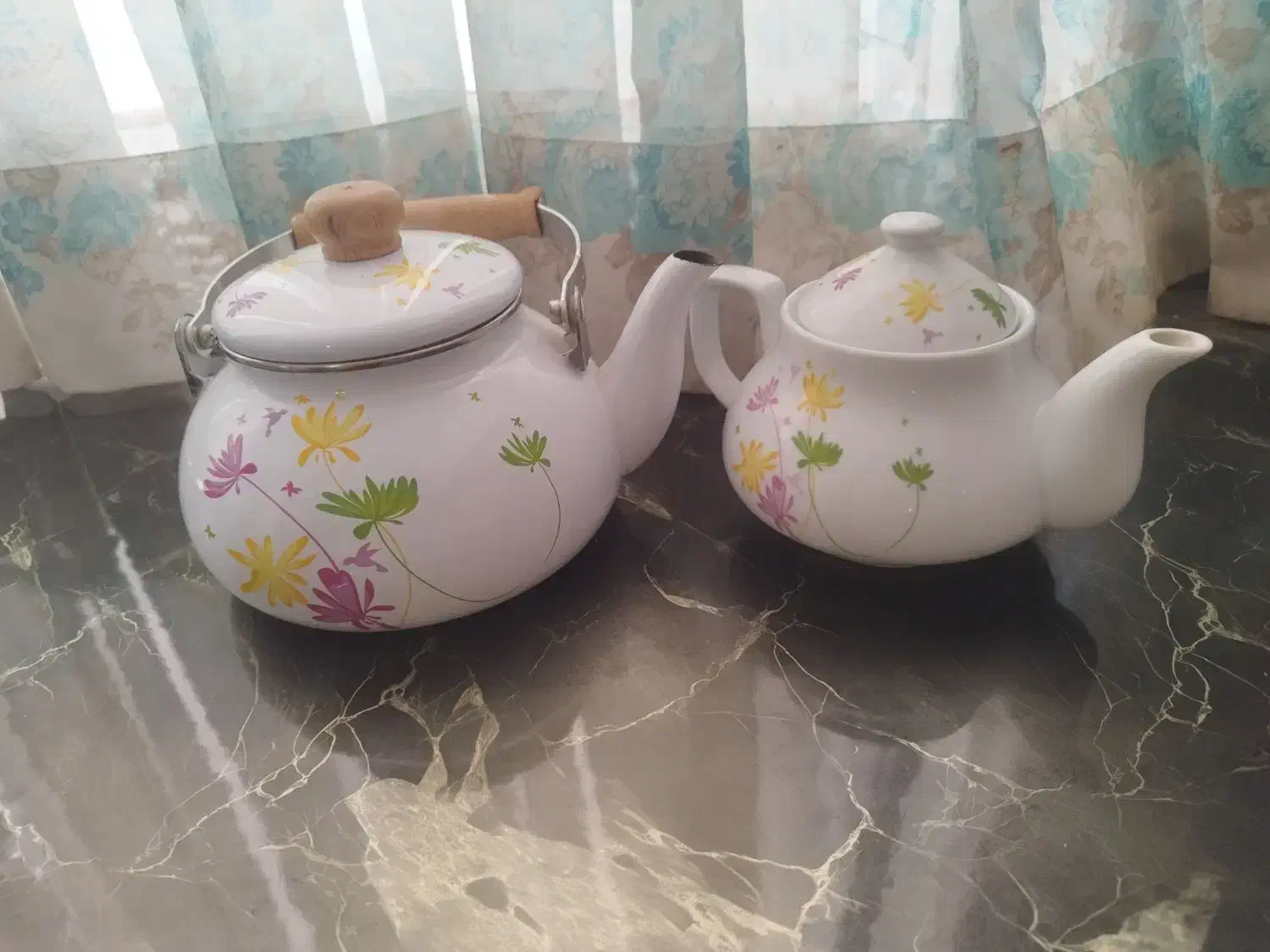 کتری قوری نونو استفاده نشده|قوری، کتری، قهوه‌ساز دستی|سبزوار, قلعه‌نو دهزار|دیوار