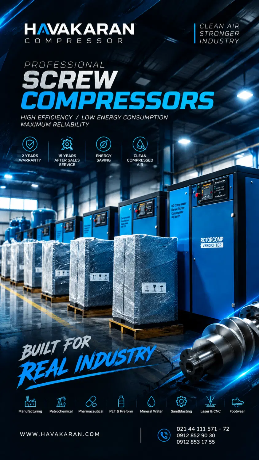 Hm100 75kw کمپرسور اسکرو|ماشینآلات صنعتی|تهران, سازمان برنامه شمالی|دیوار
