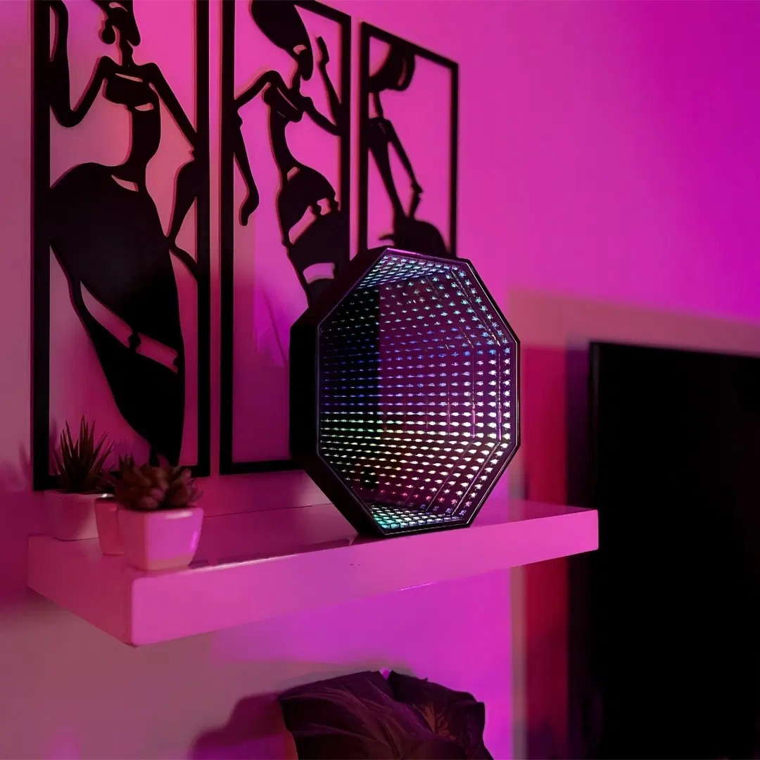تابلو دکوری نوری لایت آینه اسپیکر|ریسه و چراغ تزئینی|تهران, قلهک|دیوار