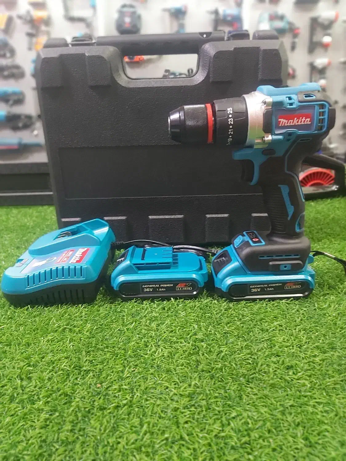 دریل شارژی 36 ولت ماکیتا چکشی براشلس|ابزارآلات|قدس, شهرقدس|دیوار