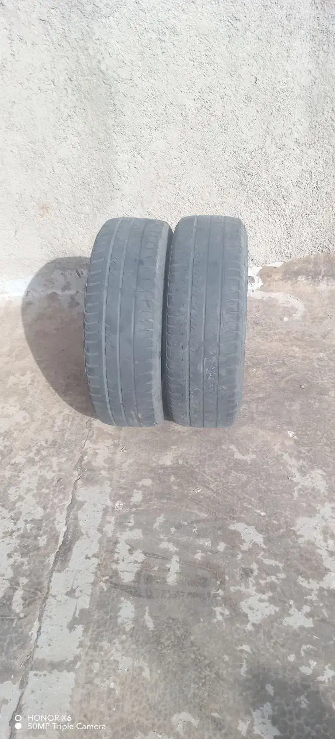 یک جفت لاستیک ساینا سایز 185|قطعات یدکی و لوازم جانبی|سبزوار, باهنر|دیوار