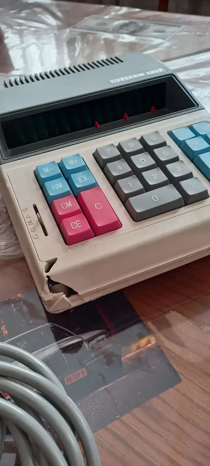 ماشین حساب برقی قدیمی citizen|کلکسیون اشیاء عتیقه|تهران, امیر بهادر|دیوار