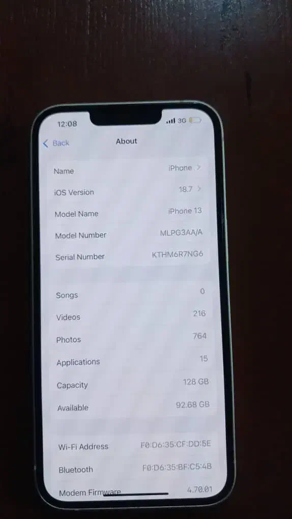 ایفون 13 نرمال|موبایل|اهواز, نادری|دیوار