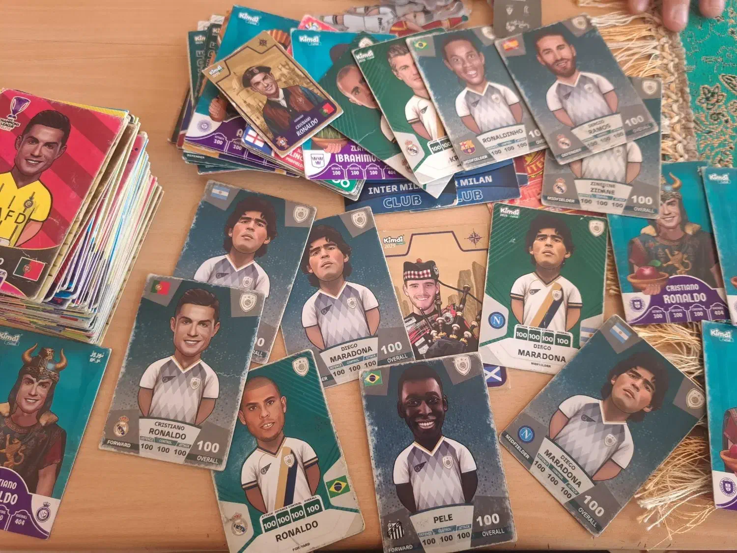 کیمدی ۱۰۰ امضایی پرایم عکس تیم ها ساده همگی نو|کلکسیون و سرگرمی|شیراز, میانرود|دیوار