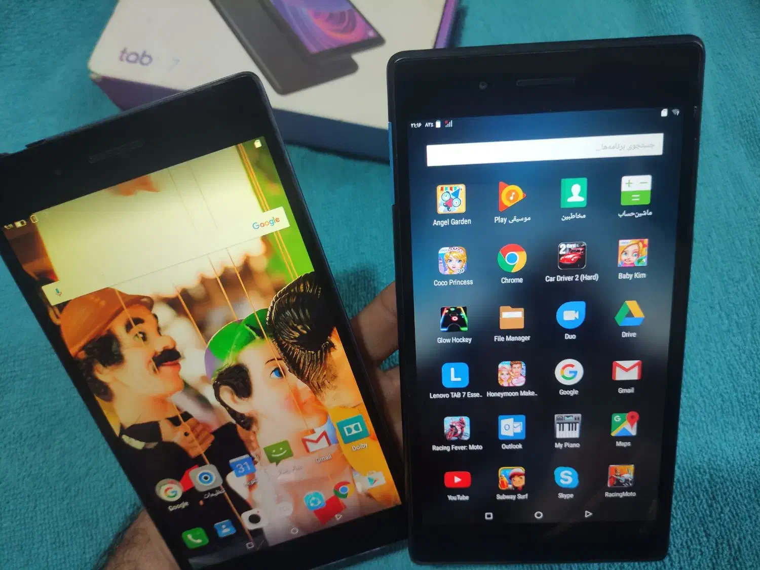 دوتبلت لنووفورجی سیمخوراندروید7شادمدارس هرعدد 1900|تبلت|تهران, خاوران|دیوار