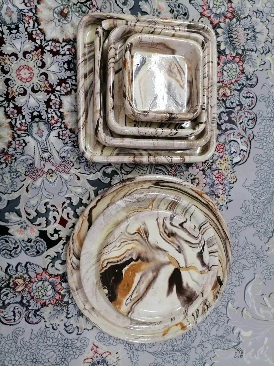 ظرف پذیرایی|ظروف سرو و پذیرایی|شیروان (خراسان), |دیوار