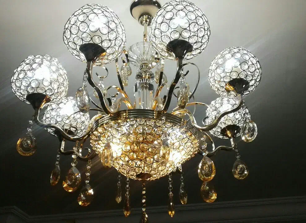 لوستر۸شاخه|لوستر و چراغ آویز|مینودشت, |دیوار