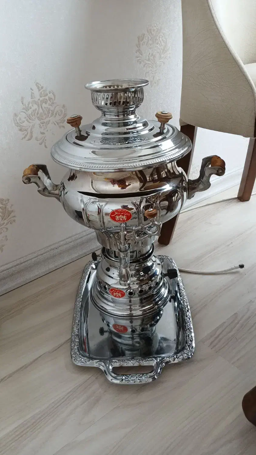 سماور قدیمی نو نو|سماور، چای‌ساز، قهوه‌ساز|تبریز, |دیوار