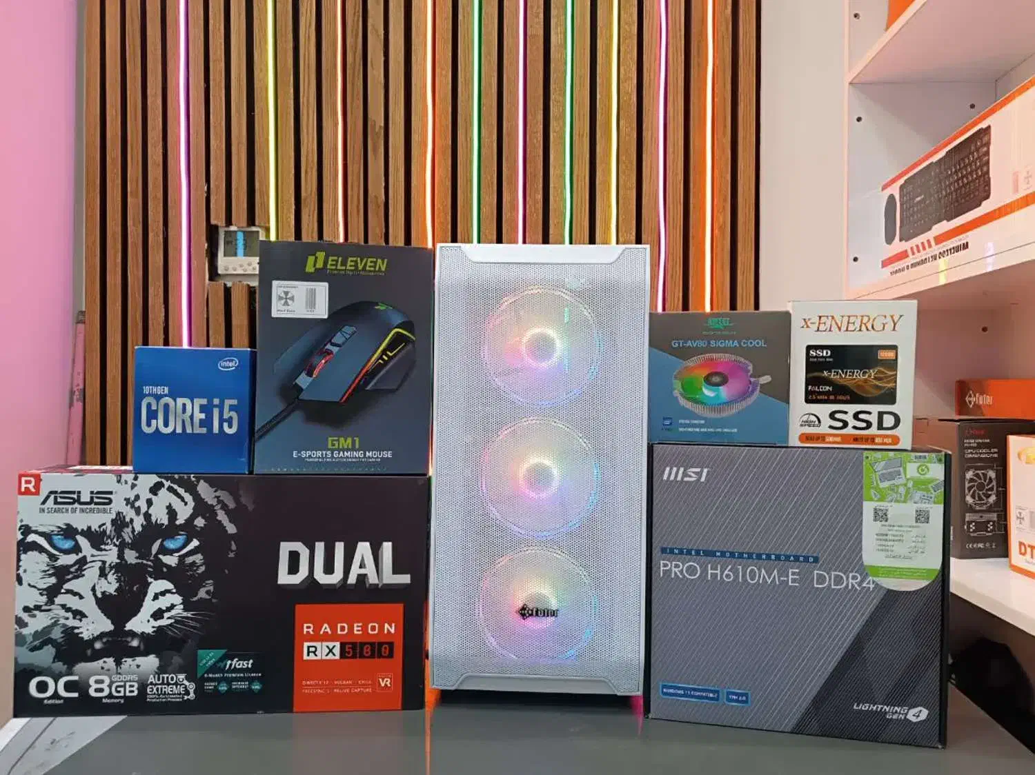 کیس گیمینگ نسل 12|رایانه رومیزی|مشهد, عامل|دیوار