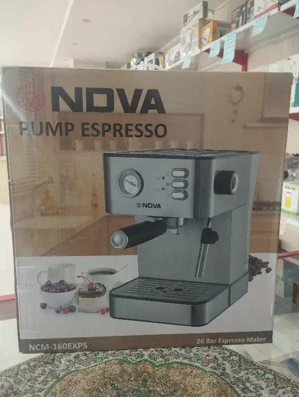 اسپرسو ساز نوا 160 بدنه تمام استیل 3 کاره درجه دار|سماور، چای‌ساز، قهوه‌ساز|اصفهان, حسین‌آباد|دیوار
