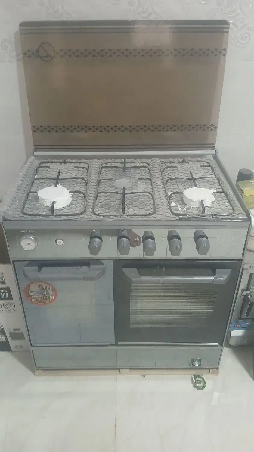 اجاق گاز پنج شعله کاملا نو استفاده نشده سالم سالم|اجاق گاز و لوازم برقی پخت‌وپز|بشاگرد, |دیوار