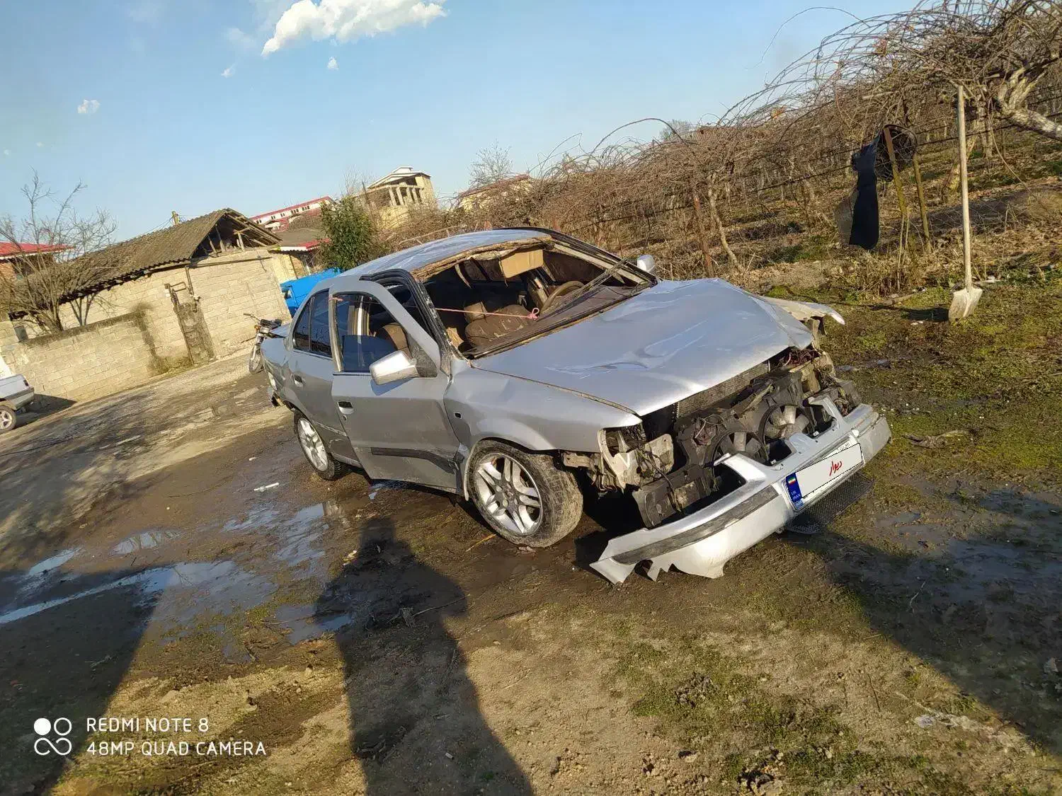 سمند تصادفی|خودرو سواری و وانت|اردبیل, |دیوار