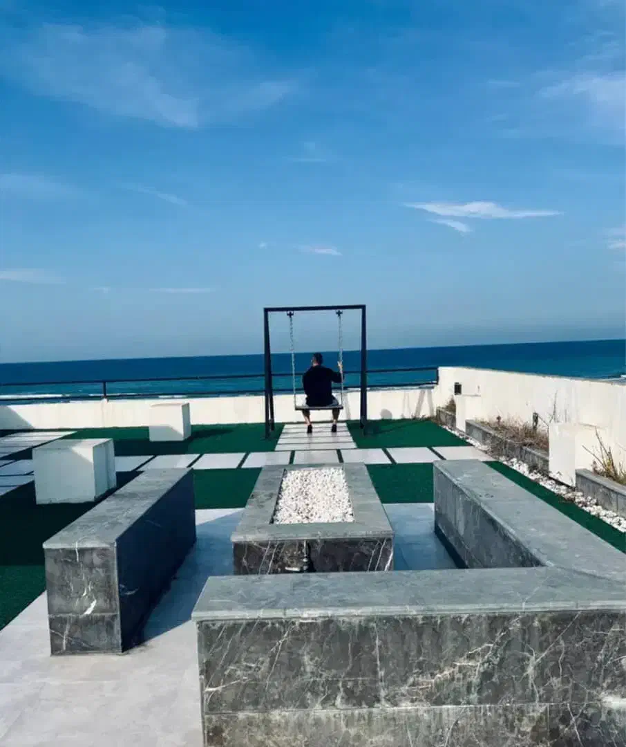 اجاره ویلا استخر لب آب اب دریا ساحلی ماسه ای|اجارهٔ کوتاهمدت ویلا و باغ|نوشهر, |دیوار