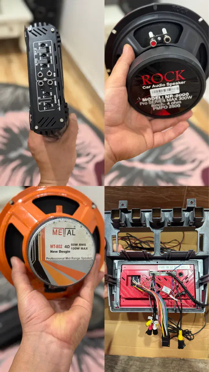 سیستم صوتی ماشین|قطعات یدکی و لوازم جانبی|رشت, سلیمانداراب|دیوار