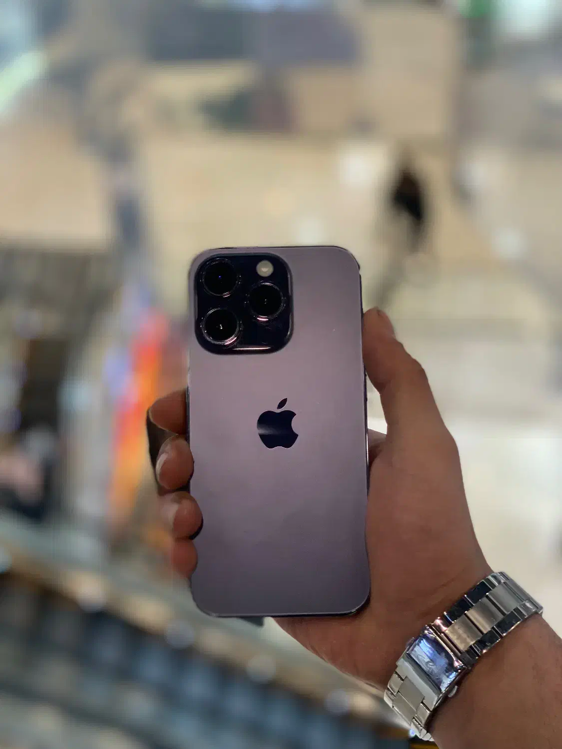 ایفون 14pro دوسیم باتری100|موبایل|کرمانشاه, |دیوار