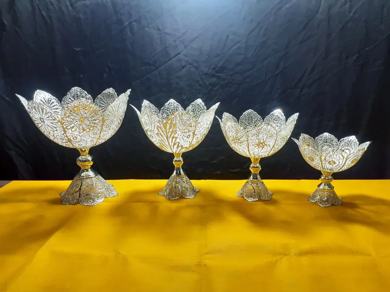 ملیله مسی با روکش نقره|صنایع دستی و سایر لوازم تزئینی|اصفهان, رحیم‌آباد|دیوار