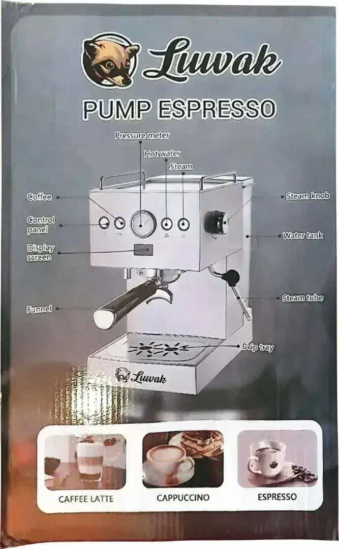 قهوه ساز نیمه صنعتیLuwak 3200-آسیاب قهوه Luwak|سماور، چایساز، قهوهساز|رشت, جماران|دیوار