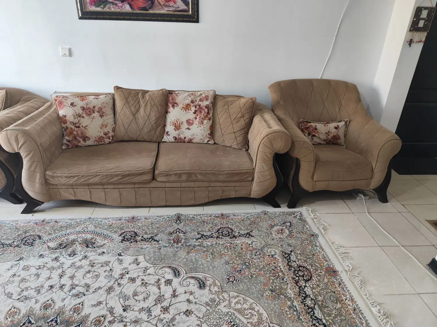 مبل ۷نفره راحتی|مبلمان خانگی و میز عسلی|پردیس, فاز ۴|دیوار