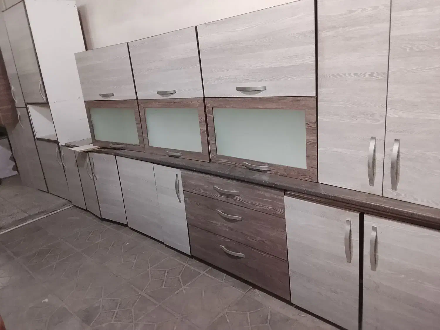 کابینت ام دی اف دورنگ|مصالح و تجهیزات ساختمان|سیرجان, |دیوار