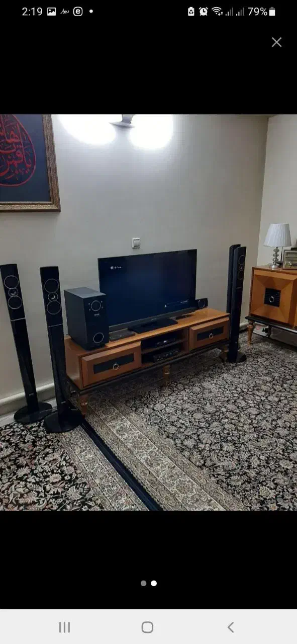تلوزیون 42  ال سی دی سونی اصل / بهمراه سینما خانگی|تلویزیون و پروژکتور|تهران, سلسبیل شمالی|دیوار