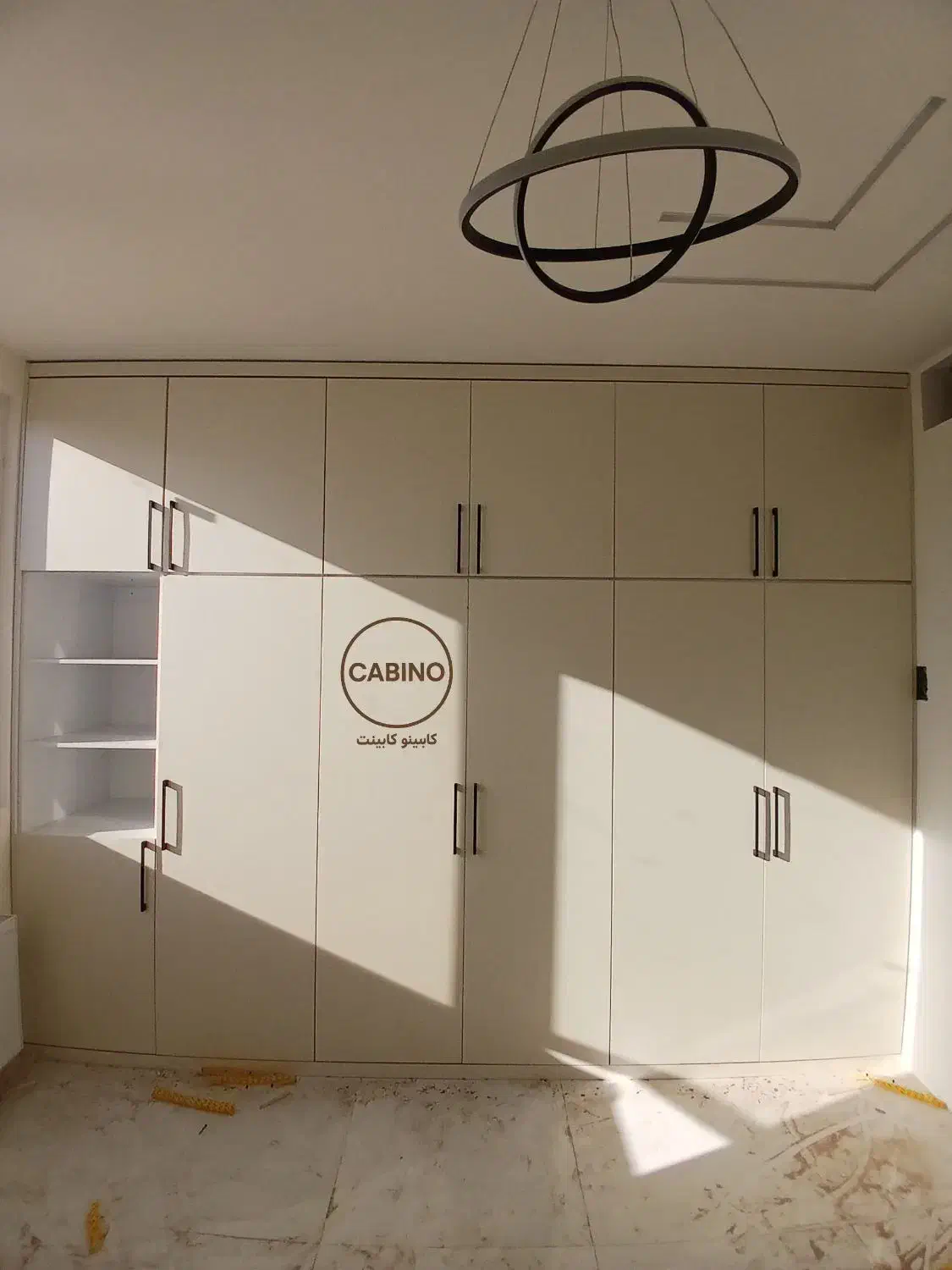 طراحی و نصب کابینت و کمد دیواری|کتابخانه، شلف، قفسه‌های دیواری|خرم‌آباد, |دیوار