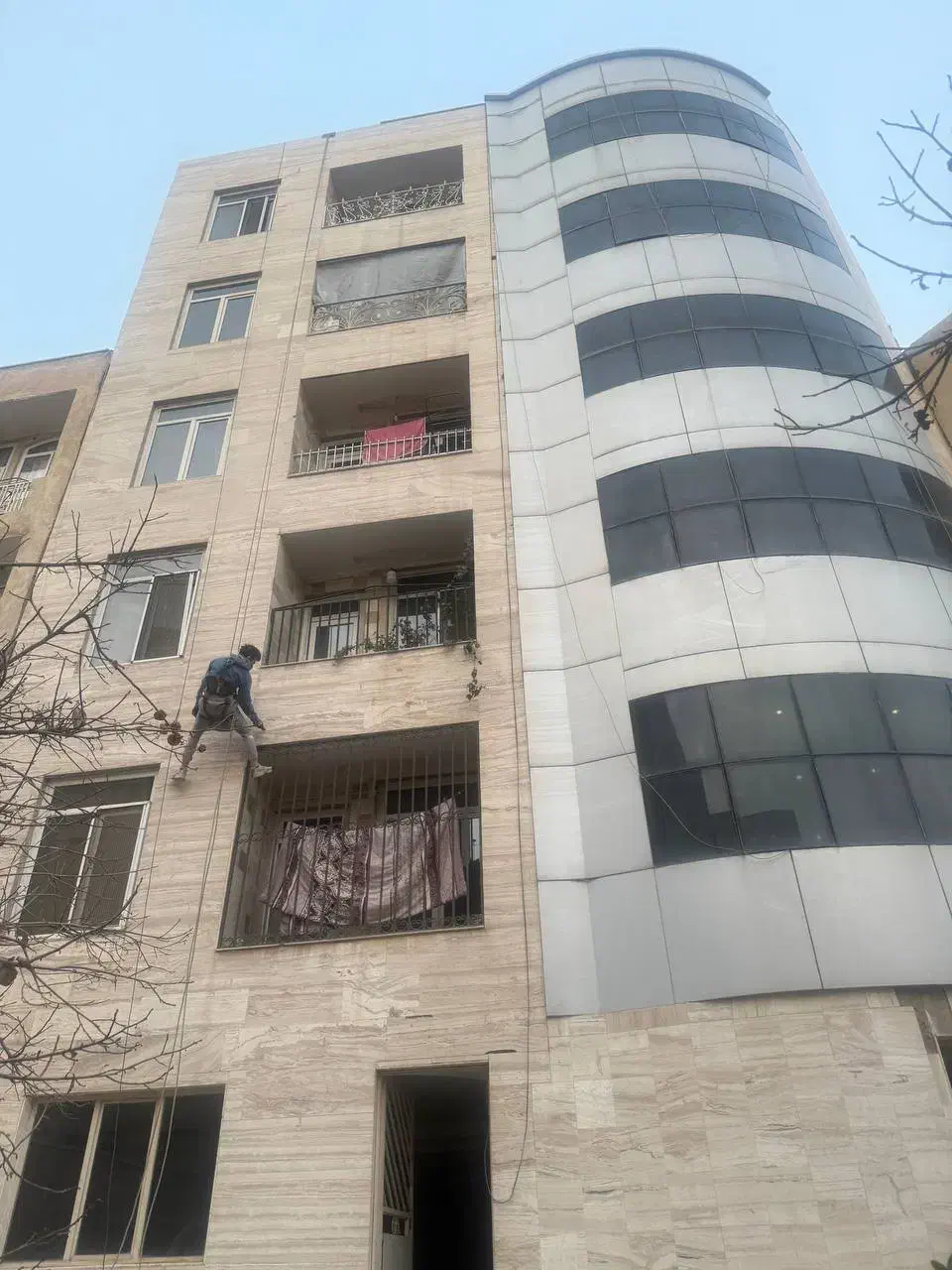 نماکار، طناب کار، راپل، پیچ و رولپلاک، شستشوی نما|خدمات پیشه و مهارت|کرج, گوهردشت|دیوار