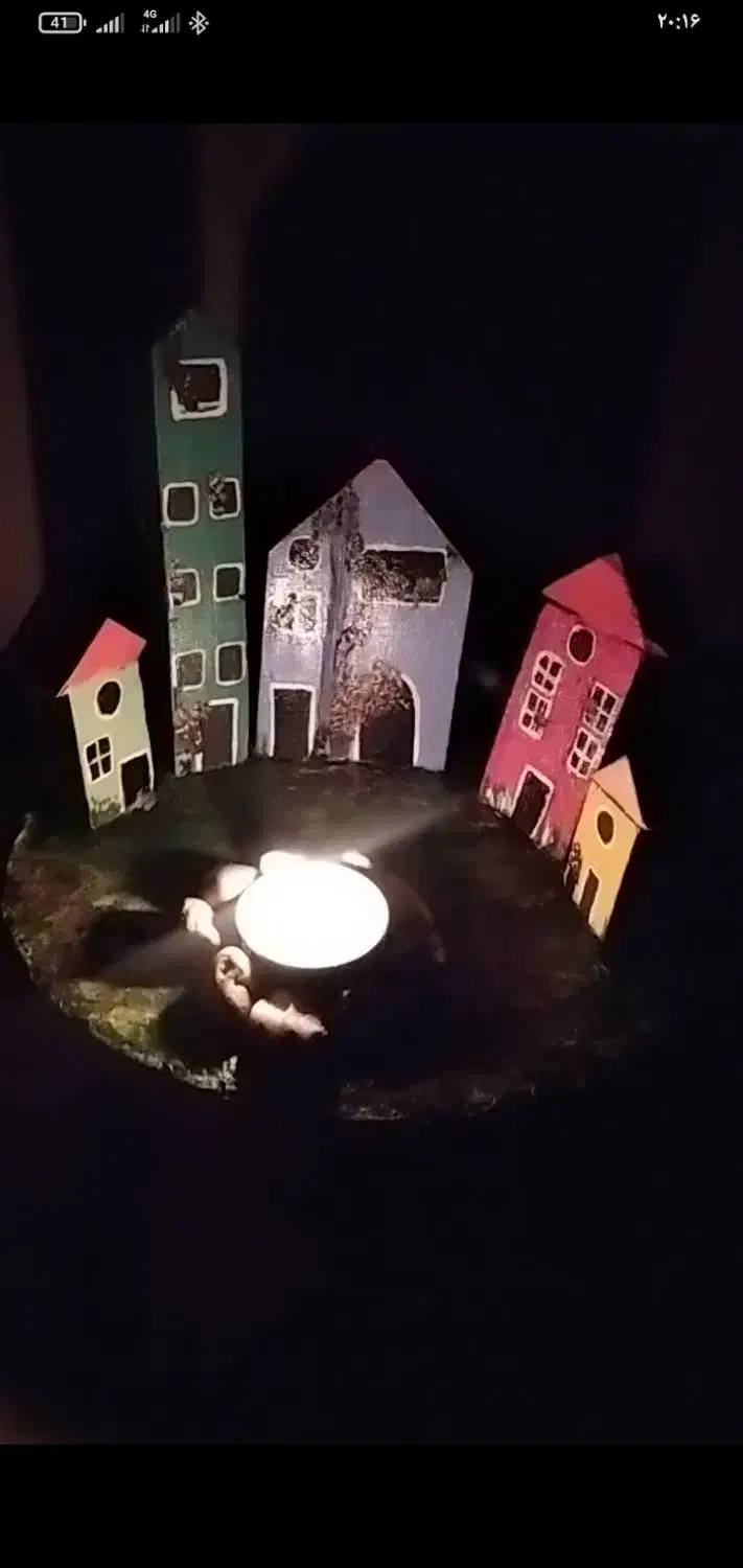 کلبه چوبی|صنایع دستی و سایر لوازم تزئینی|فولادشهر, مسکن مهر فولادشهر|دیوار