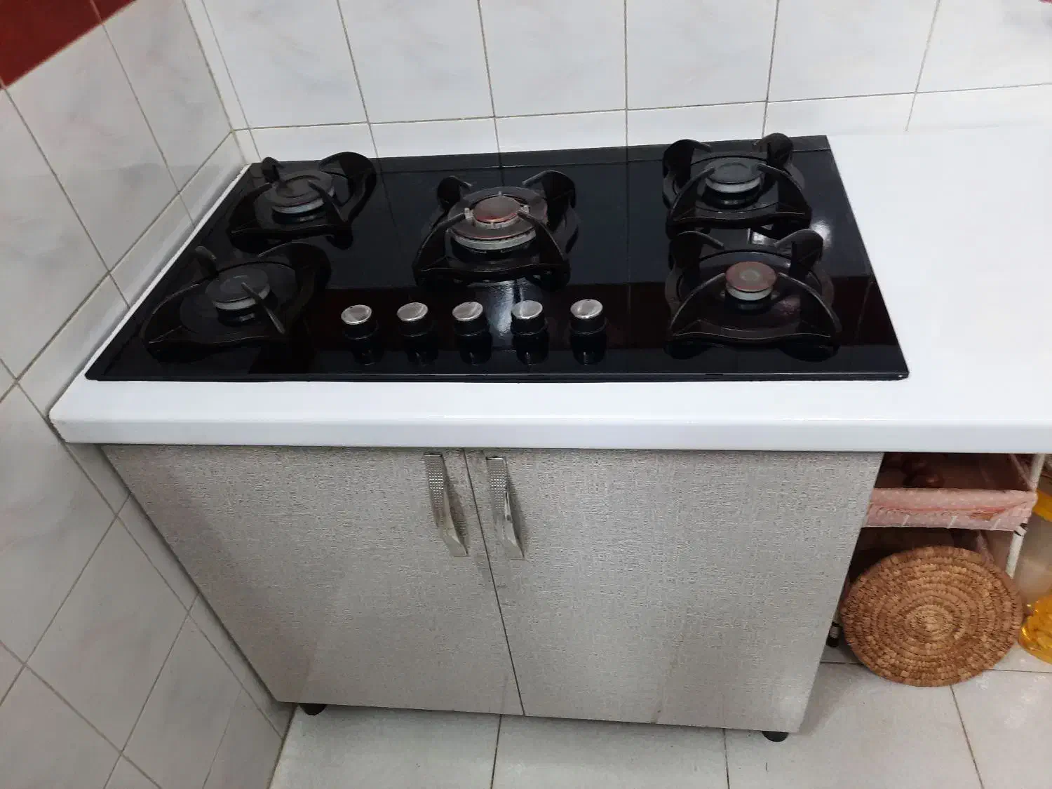 هود و گاز صفحه ای تاپس و کابینت گازدر حد نو|اجاق گاز و لوازم برقی پختوپز|لنگرود, |دیوار