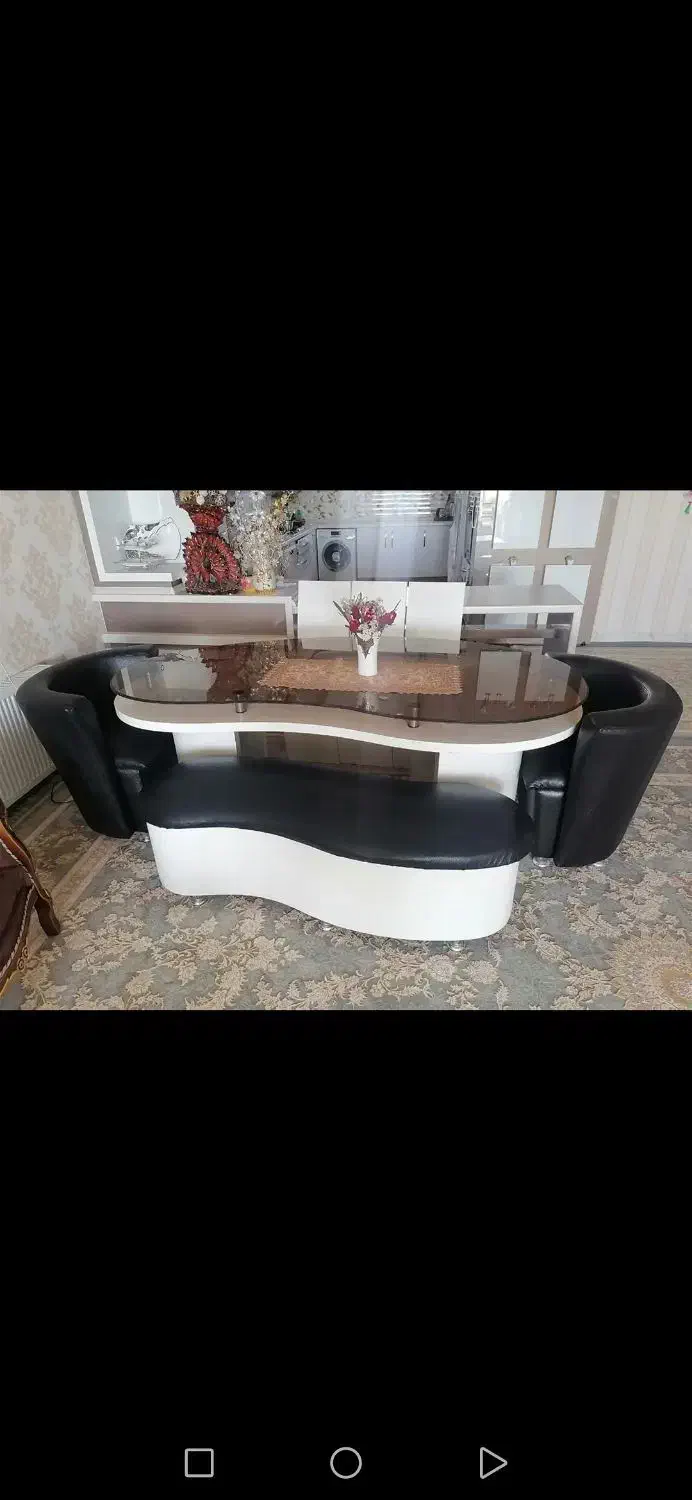 میز ناهار خوری هفت نفره|مبلمان خانگی و میز عسلی|لنجان, |دیوار