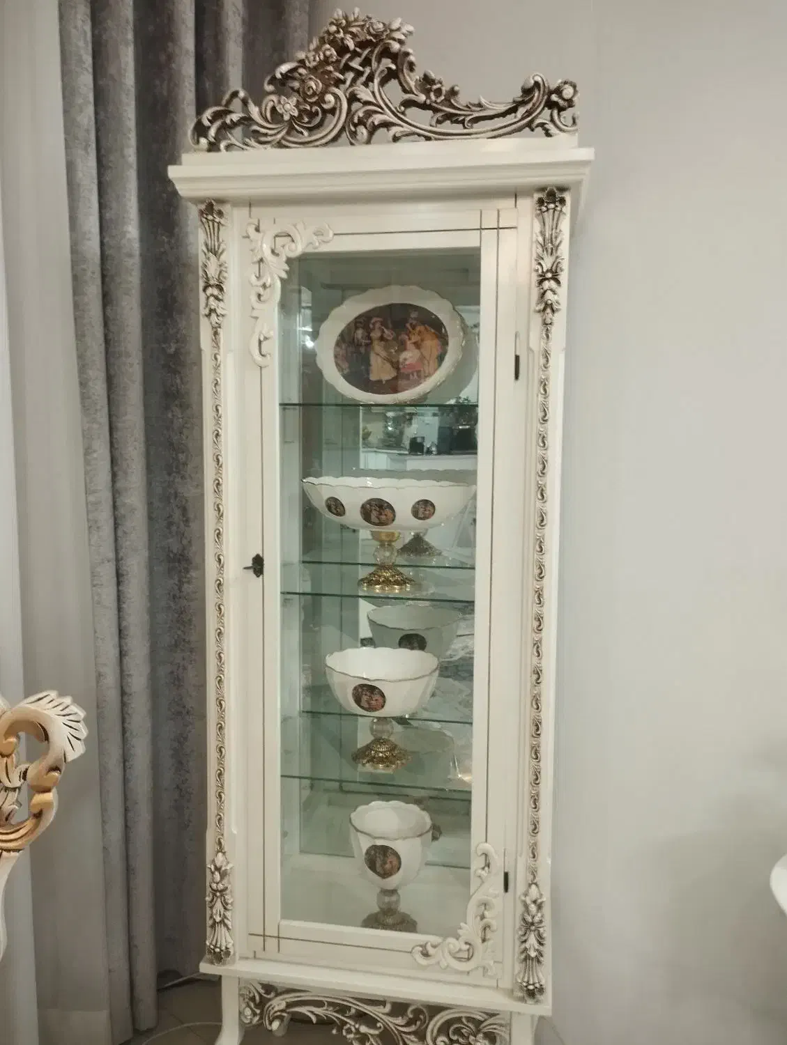 گنجه چوبی4طبقه|بوفه، ویترین، کنسول|مشهد, رسالت|دیوار