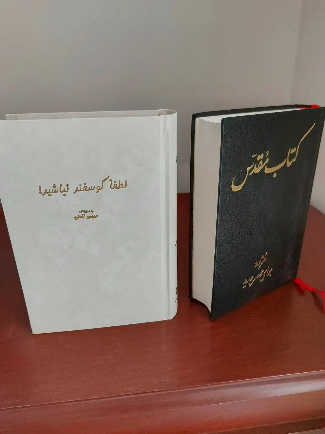 کتاب مقدس مژده برای عصرجدید و لطفاً گوسفند نباشید|کتاب و مجله آموزشی|رودهن, |دیوار