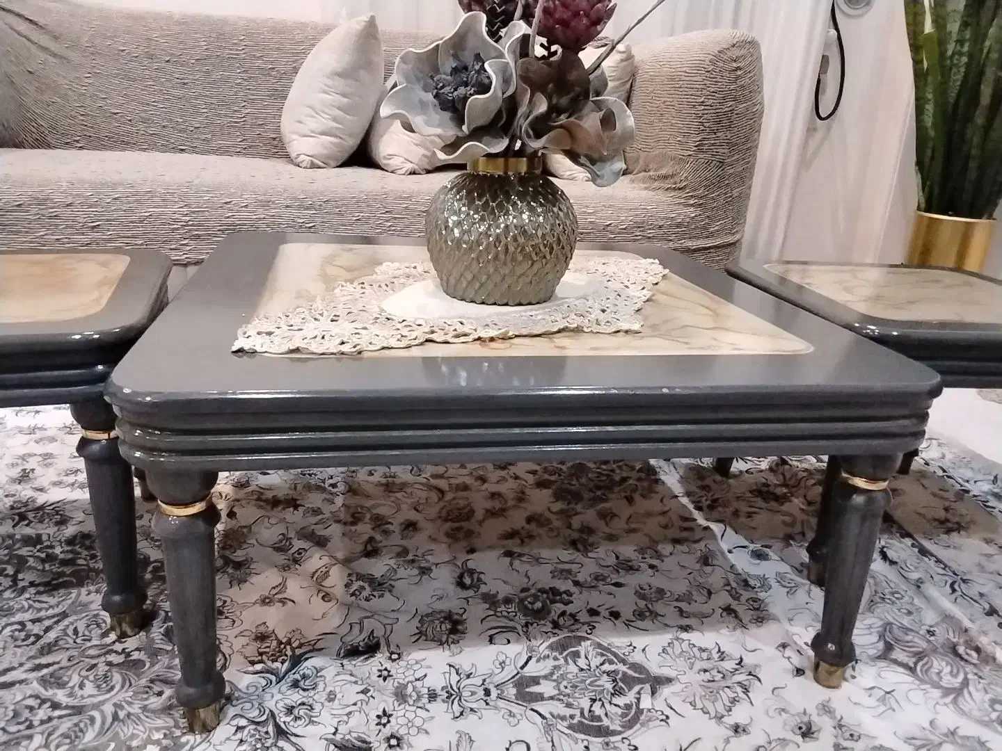 فروش سه تیکه عسلی و جلو مبلی|مبلمان خانگی و میز عسلی|بندر امام خمینی, |دیوار