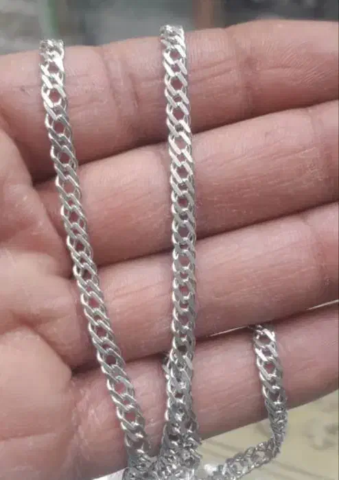 زنجیر نقره مردانه نو|جواهرات|شوشتر, |دیوار