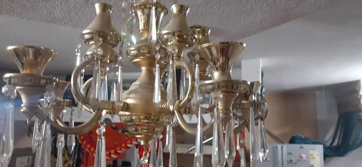 لوستر طرح افشان 10چراغ خور طرحخارجی|لوستر و چراغ آویز|شیراز, کفترک|دیوار