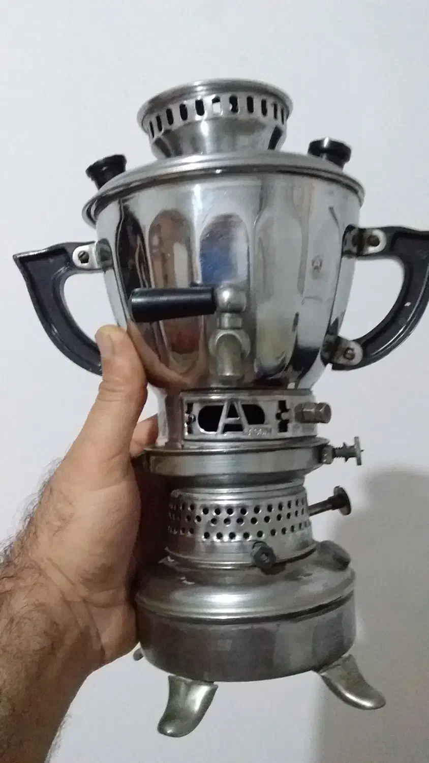 سماور فسقلی|قوری، کتری، قهوهساز دستی|بروجرد, |دیوار