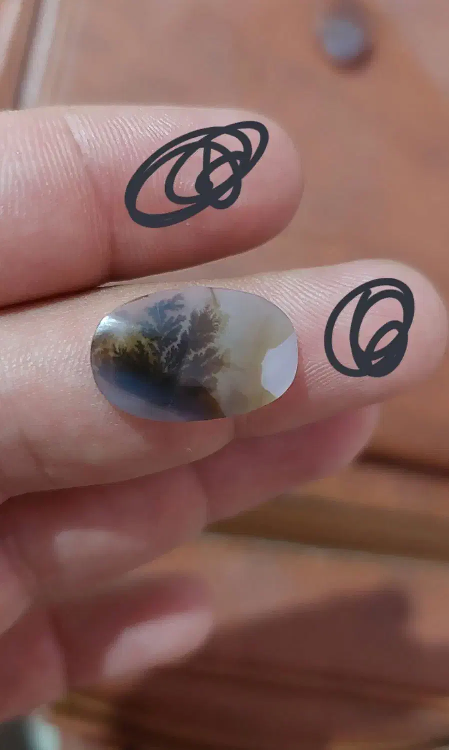 سنگ عقیق شجر|جواهرات|خرم‌آباد, |دیوار