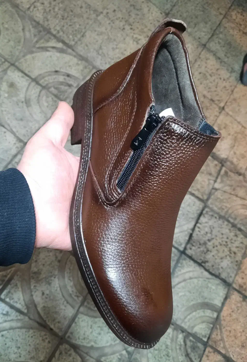 نیم بوت چرم طبیعی تبریز(تعداد محدود)|کیف، کفش، کمربند|ری, سیزده آبان|دیوار