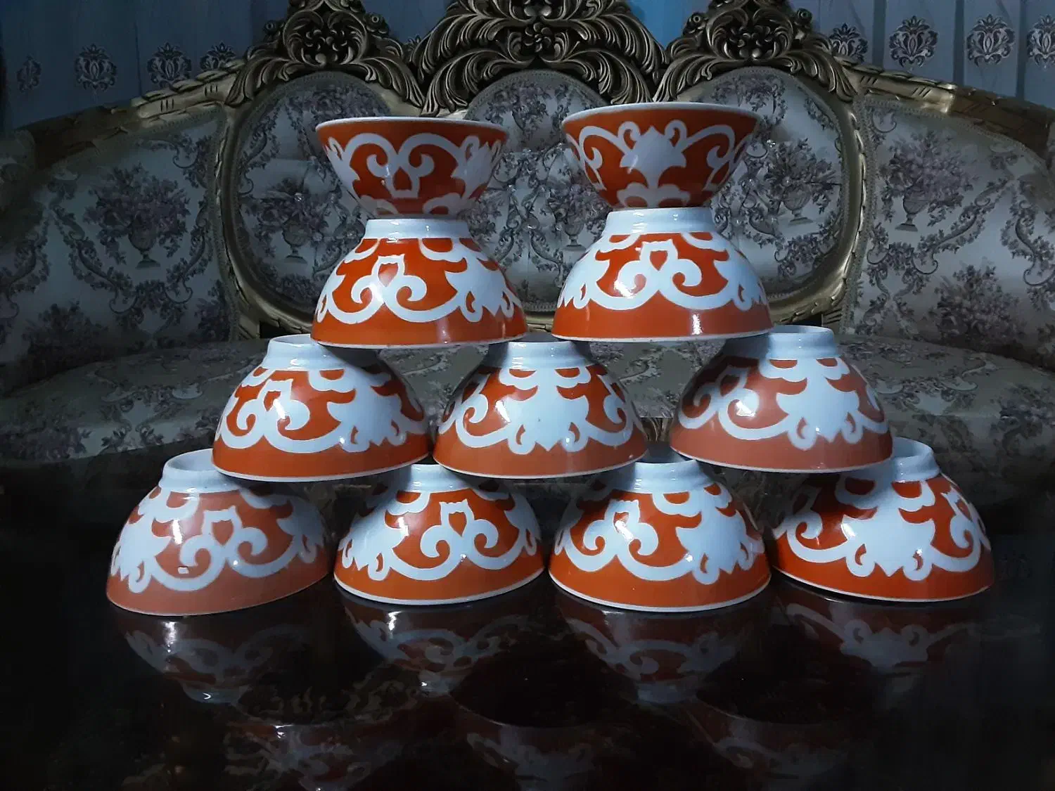 فروش کاسه های محرماتی روسی|کلکسیون اشیاء عتیقه|گنبد کاووس, |دیوار