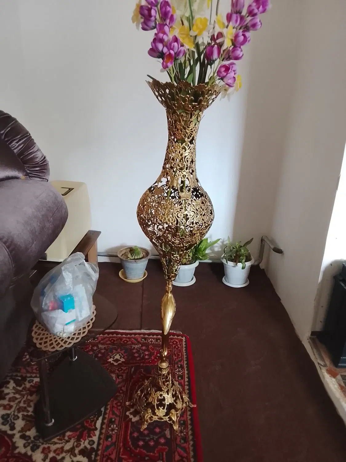 گلدان|گل مصنوعی|سلماس, |دیوار