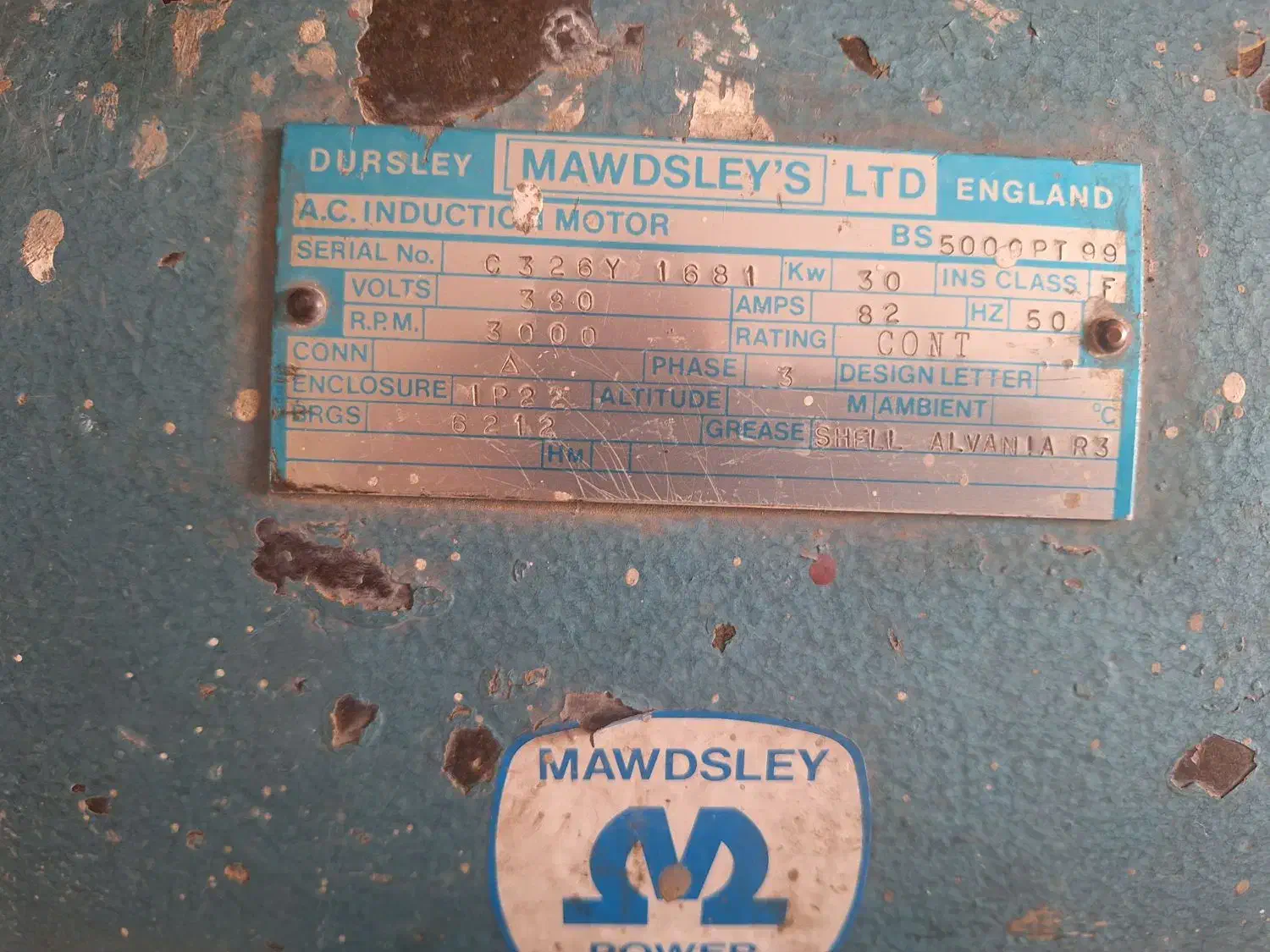 الکتروموتور دینام ۴۰ اسب ۳۰۰۰دور|ماشینآلات صنعتی|ماهدشت, |دیوار