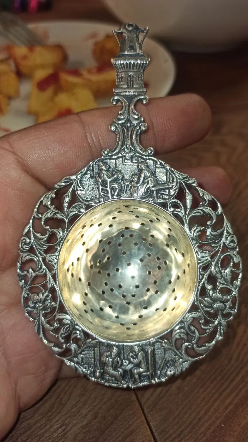 صافی چای نقره آنتیک هلندی|کلکسیون اشیاء عتیقه|تهران, نارمک|دیوار