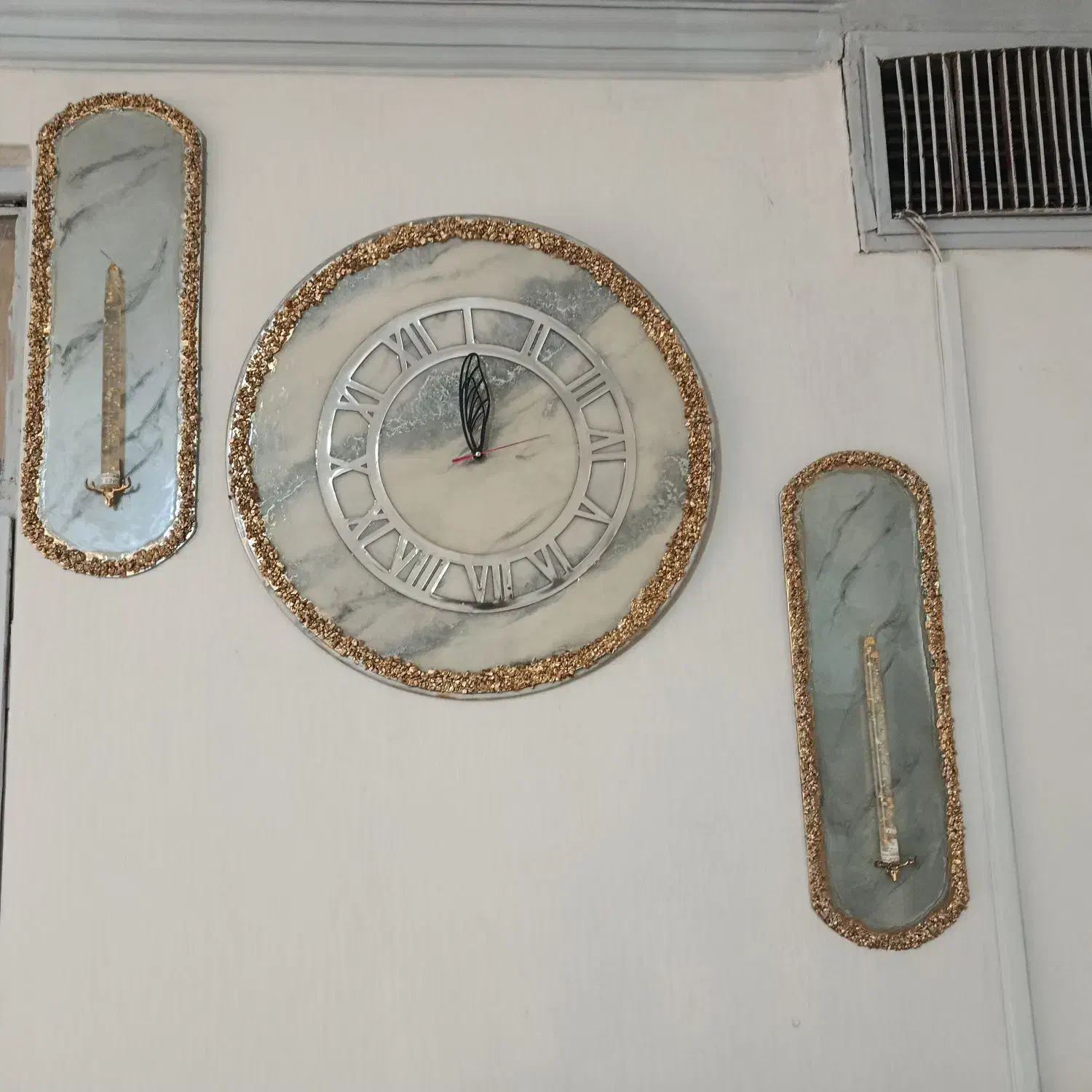 ساعت رزینی زیباچناران|ساعت دیواری و تزئینی|چناران, |دیوار