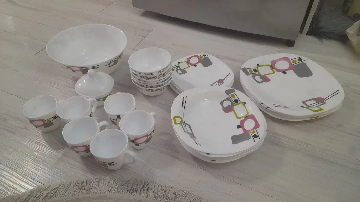 پارچ و لیوان سفالی|ظروف سرو و پذیرایی|پردیس, فاز ۱۱|دیوار